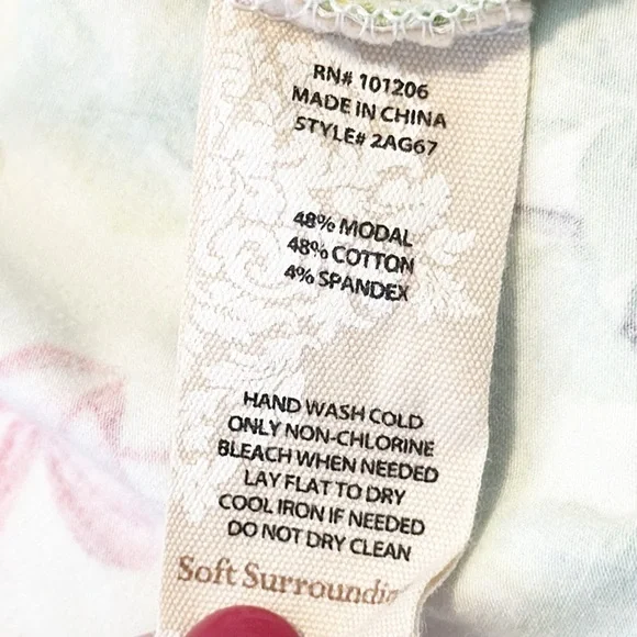 Soft Surroundings Tropical Paradise Tunic (XL) - Picture 9 of 9